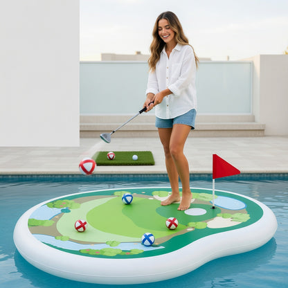 Inflatable Pool Golf Game